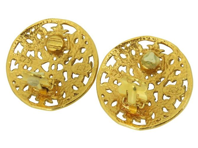Orecchini a clip dorati Chanel D'oro - vista 5