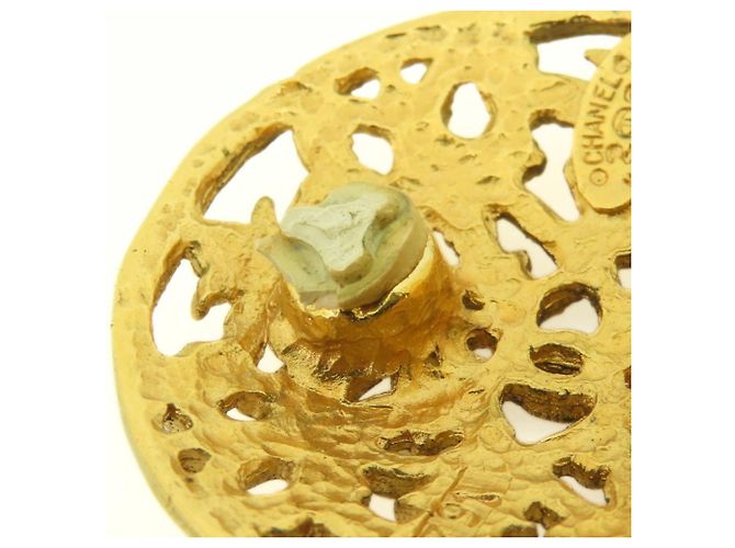 Orecchini a clip dorati Chanel D'oro - vista 7