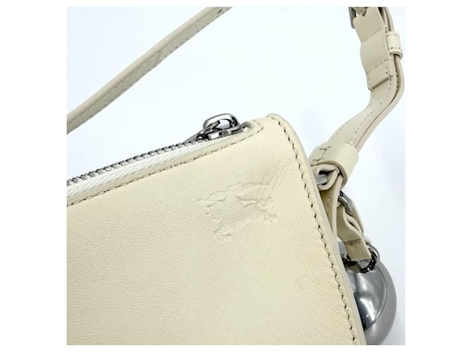 Borsa a tracolla Burberry Mini Shield Crudo - vista 10