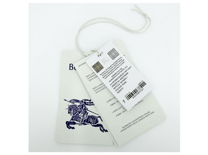 Borsa a tracolla Burberry Mini Shield Crudo - vista 12