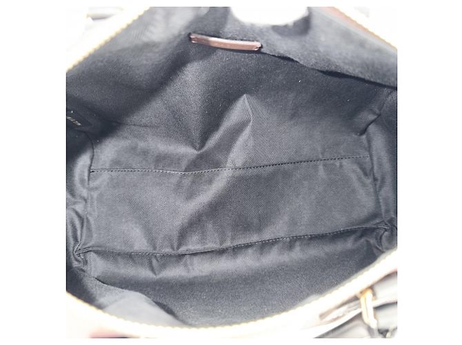 Borsa Boston Burberry con motivo Medium Check da donna Marrone Nero - vista 4