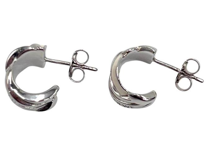 Pendientes Nest para mujer Loewe Plata Blanco - vista 2