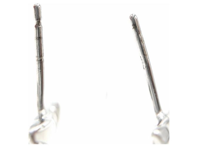 Pendientes Nest para mujer Loewe Plata Blanco - vista 4