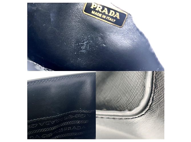 Mini borsa tote Prada con logo a triangolo per donna Nero - vista 6