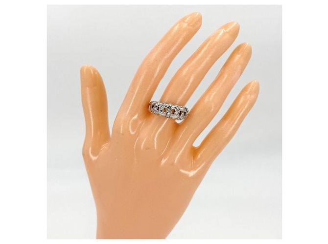 Tiffany & Co. 18K Weißgold Diamantring - Ansicht 2