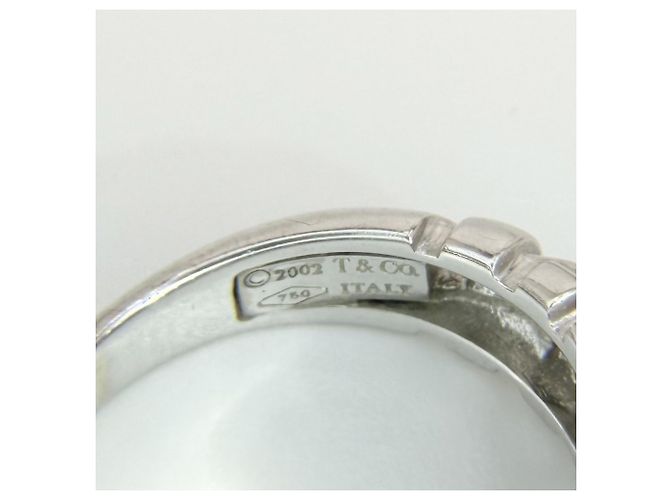 Tiffany & Co. 18K Weißgold Diamantring - Ansicht 4