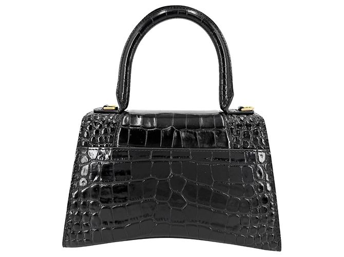 Borsa Balenciaga Hourglass Small Nero - vista 2