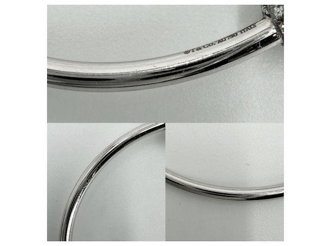 Bracciale charm Tiffany & Co. in oro bianco 18K e diamanti Argento - vista 5