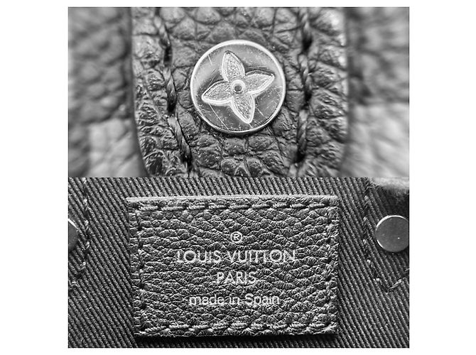 Louis Vuitton Damier Checkerboard Sac Plat XS Nero - vista 5