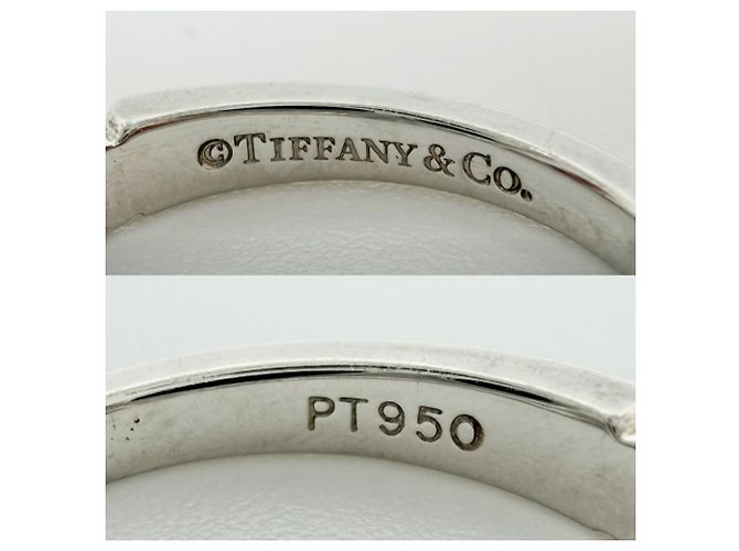 Anillo de banda de platino Tiffany & Co. con tanzanita - vista 4