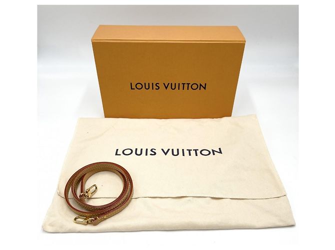 Borsa a tracolla mini Louis Vuitton Monogram Petite Sac Plat da donna Marrone - vista 14