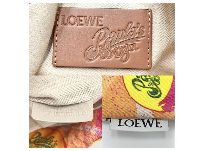 Pochette da donna Loewe Paula's Ibiza Multicolore Arancione - vista 5