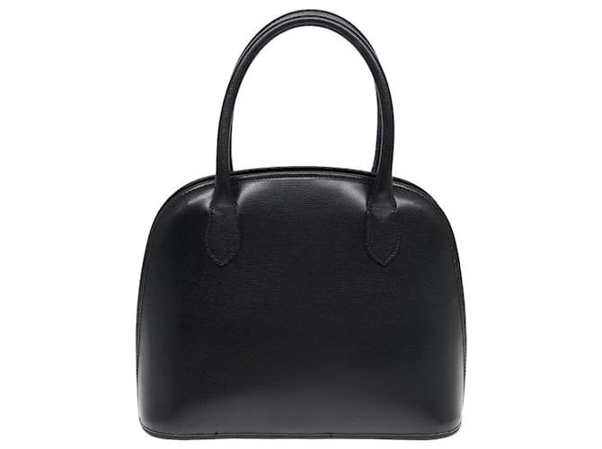 Céline Celine Circle Logo in Pelle Nero - vista 2