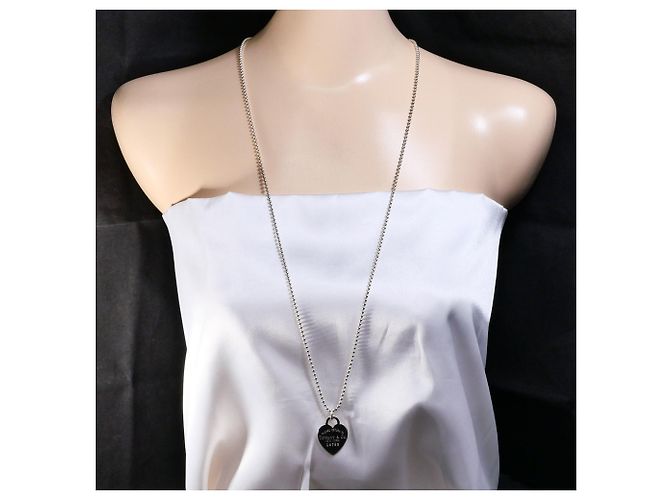 Collana Tiffany & Co. Heart Tag in argento - vista 6