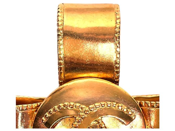 Spilla Chanel Coco Mark Cross Ribbon D'oro - vista 5