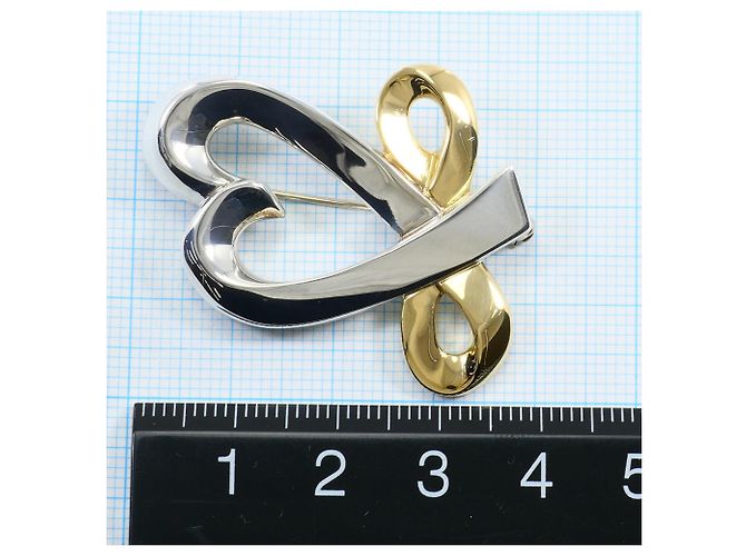Spilla Loving Heart di Tiffany & Co. Argento D'oro - vista 4