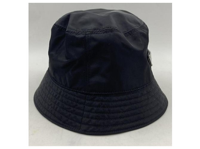 Cappello bucket in Re-Nylon Prada Nero - vista 3