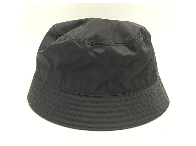 Cappello bucket in Re-Nylon Prada Nero - vista 4