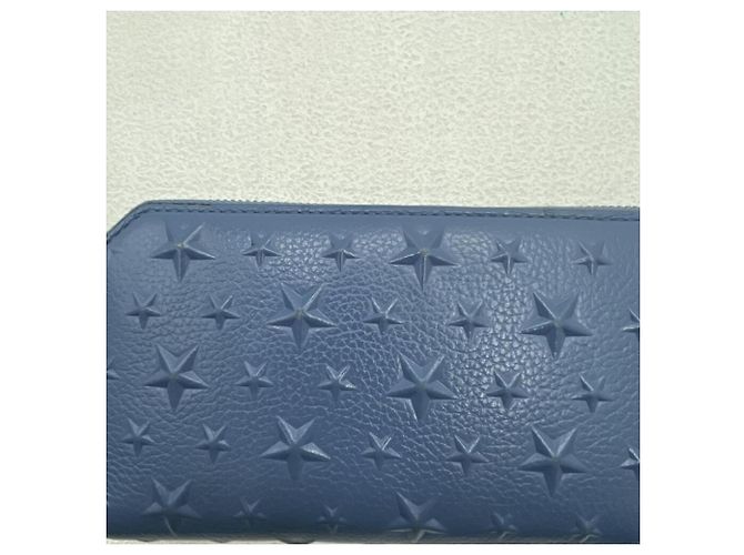 Portafoglio lungo Carnaby S Jimmy Choo Blu - vista 4