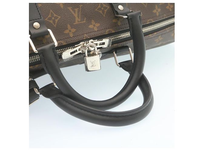 Louis Vuitton Keepall Bandouliere Monogram Canvas 55 Castaño - vista 7