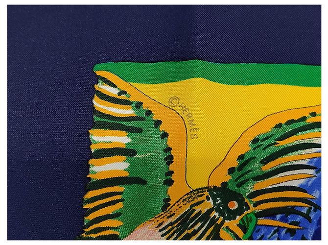 Hermès Hermes Carré 90 Seta multicolore 90 x 90 - vista 4