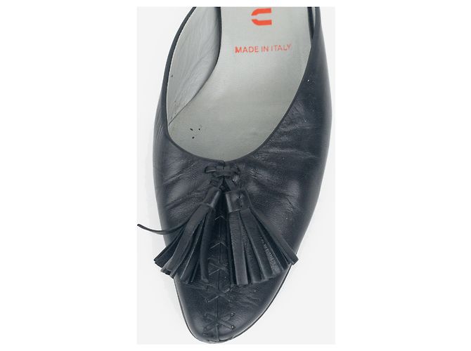 Miu Miu 2000s Kitten Heels Mule mit Quaste Schwarz - Ansicht 7