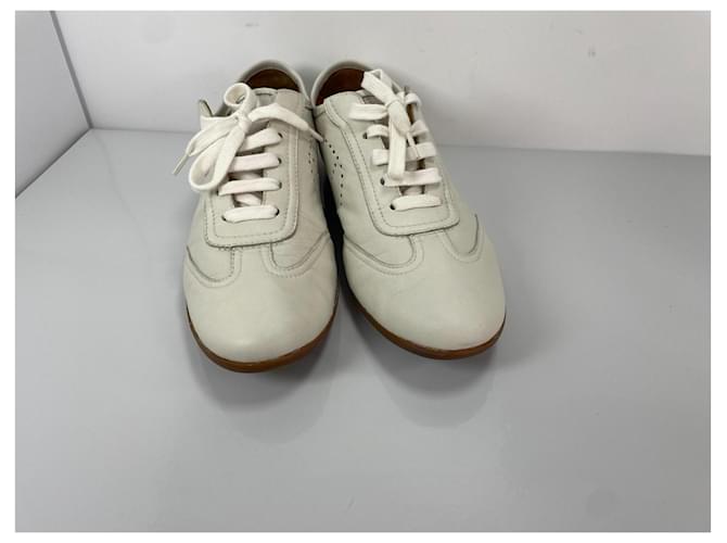 Hermès Hermes Ledersneaker Beige - Ansicht 3