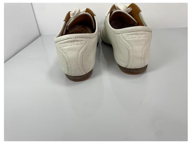 Hermès Hermes Ledersneaker Beige - Ansicht 5