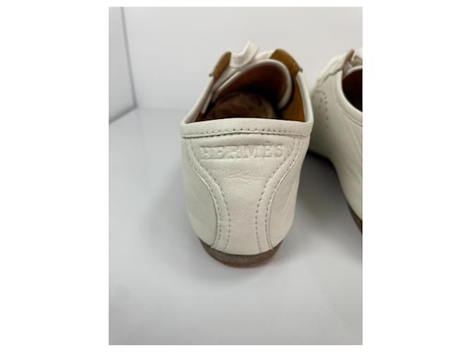 Hermès Hermes Ledersneaker Beige - Ansicht 6