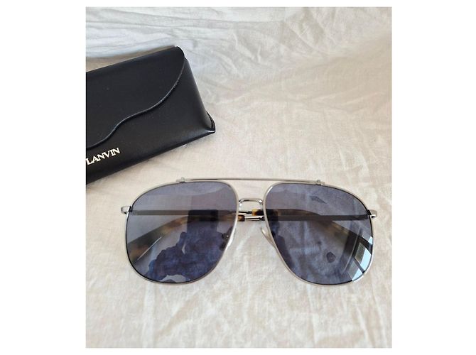 Occhiali da sole aviator Lanvin Blu Grigio Blu chiaro - vista 3