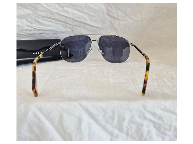 Occhiali da sole aviator Lanvin Blu Grigio Blu chiaro - vista 7