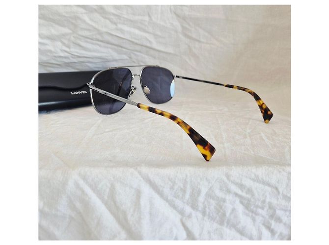 Occhiali da sole aviator Lanvin Blu Grigio Blu chiaro - vista 8