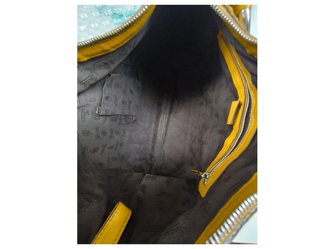 Borsa Gucci Charmy Hobo Monogram in pelle gialla Giallo - vista 13