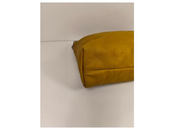 Borsa Gucci Charmy Hobo Monogram in pelle gialla Giallo - vista 7