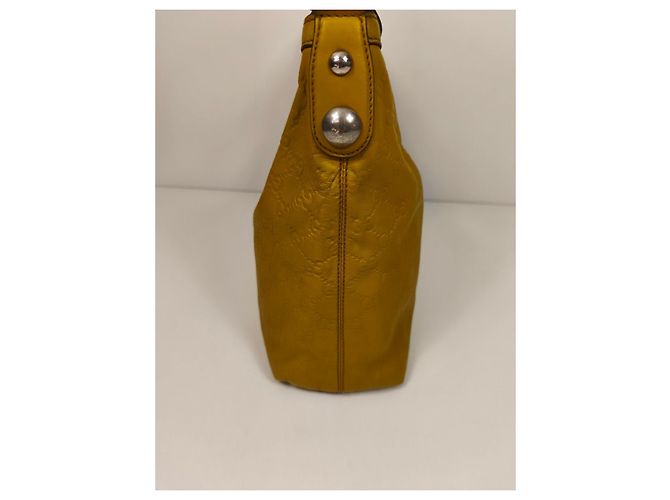 Borsa Gucci Charmy Hobo Monogram in pelle gialla Giallo - vista 9