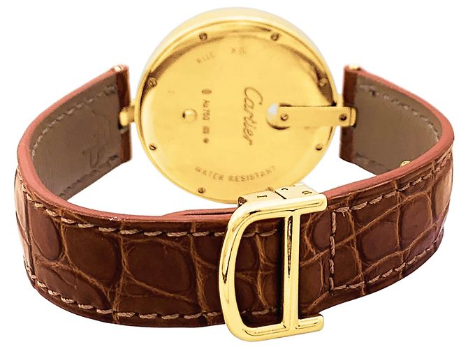 Orologio Cartier, "Captive", oro giallo e diamanti. - vista 3