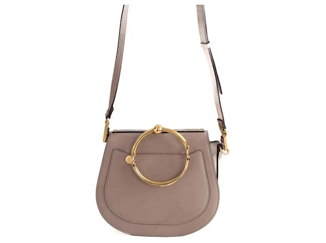 Nile Chloé Borsa a tracolla beige - vista 3