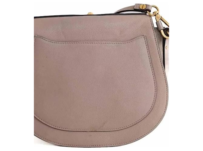 Nile Chloé Borsa a tracolla beige - vista 4