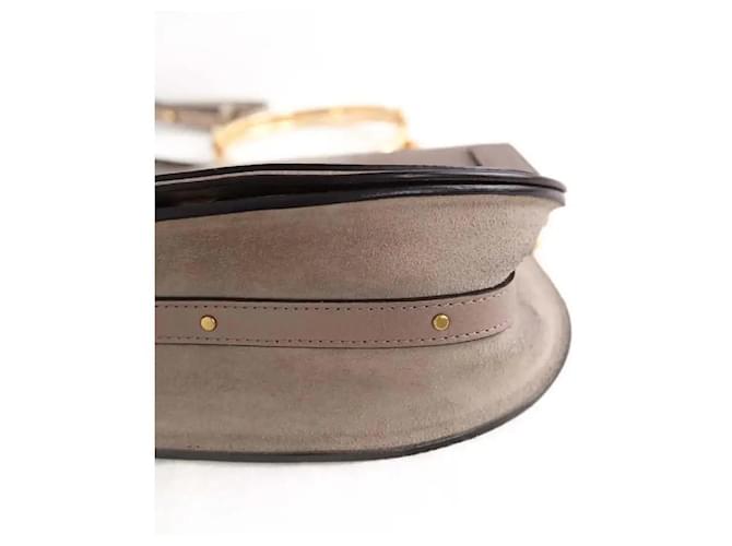 Nile Chloé Borsa a tracolla beige - vista 5