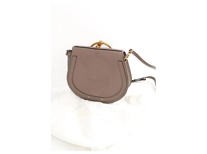 Nile Chloé Borsa a tracolla beige - vista 7