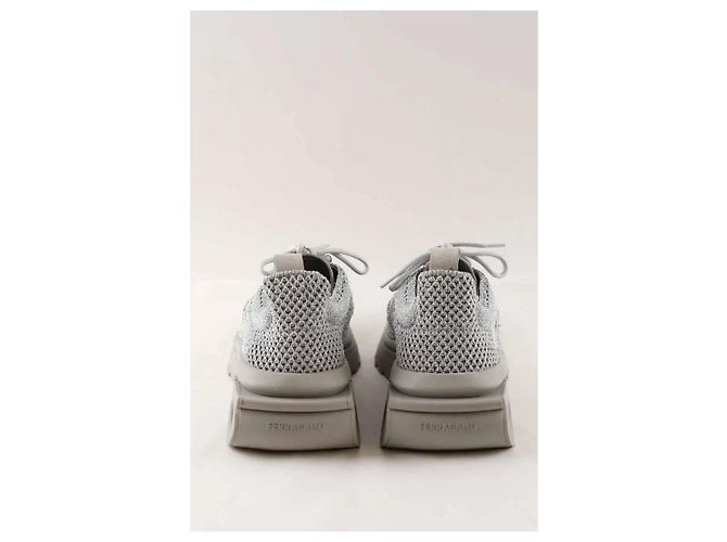 Salvatore Ferragamo Sneakers basse argentate Argento - vista 2