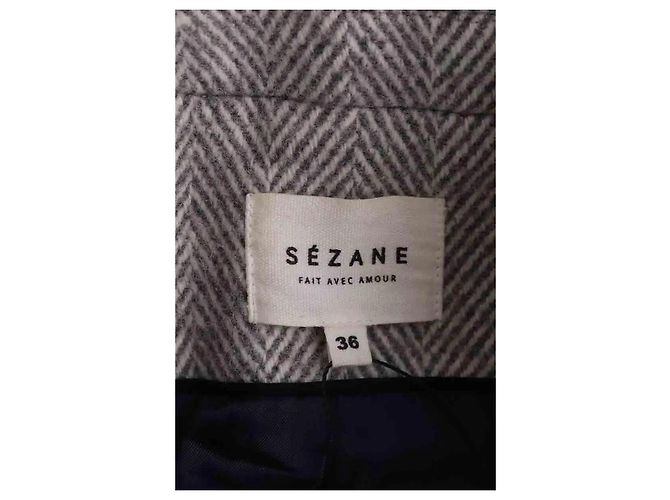 SéZane Abrigo gris - vista 4