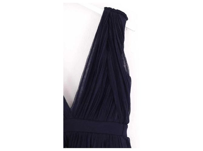 Givenchy Kleid aus Wolle Dunkelblau Marineblau - Ansicht 4