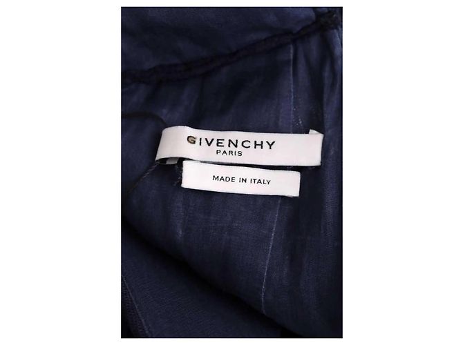 Givenchy Kleid aus Wolle Dunkelblau Marineblau - Ansicht 5