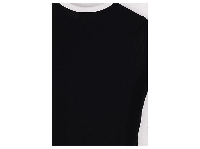 Courreges T-Shirt aus Baumwolle Schwarz - Ansicht 4