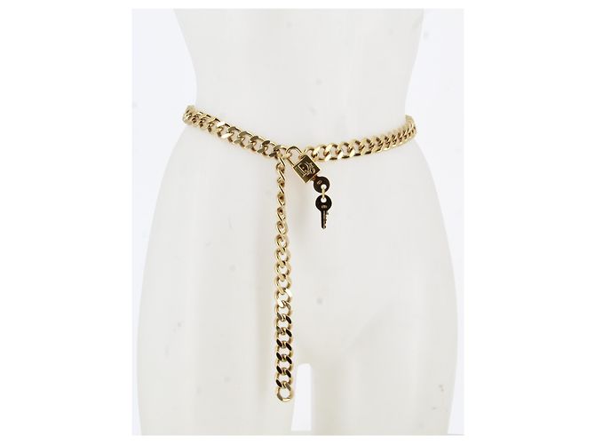 Collana / Cintura con lucchetto dorato Galliano x Christian Dior (Spring Couture 2001) - vista 3