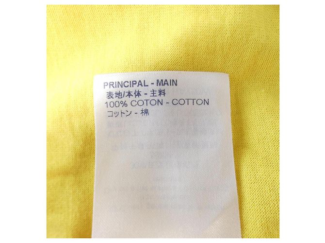 Camiseta de algodón Louis Vuitton Amarillo - vista 3
