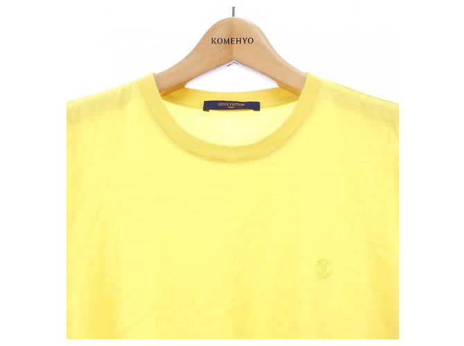 Camiseta de algodón Louis Vuitton Amarillo - vista 5