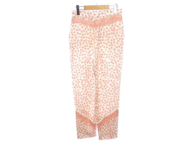 Timeless Chanel Seidenhose Weiß Rot - Ansicht 2