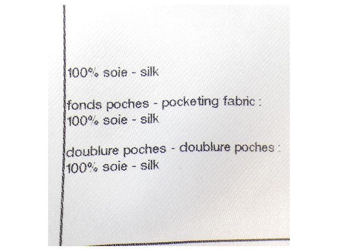 Timeless Chanel Seidenhose Weiß Rot - Ansicht 3